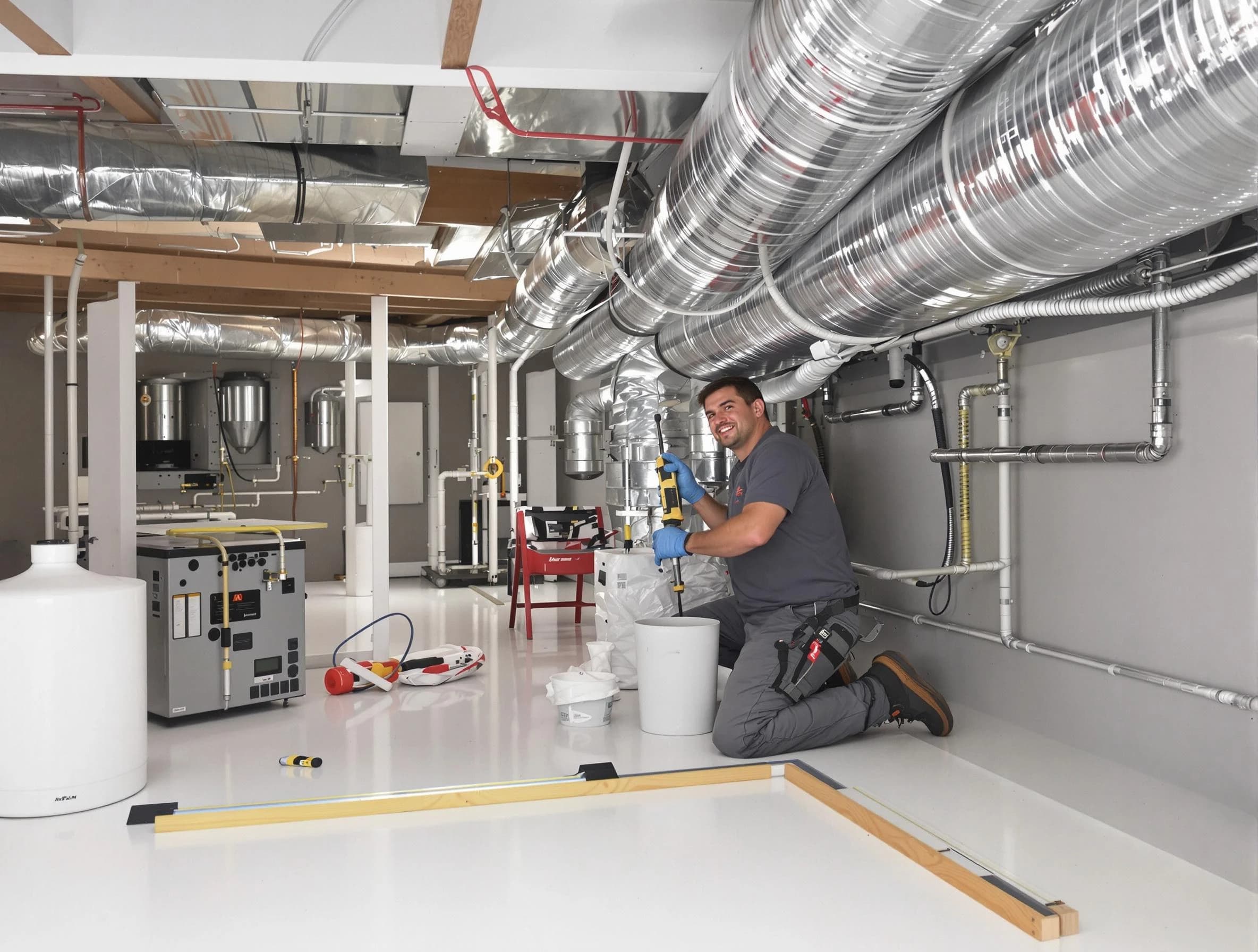 Professional duct sealing service by Tuscaloosa Air Duct Cleaning in Tuscaloosa