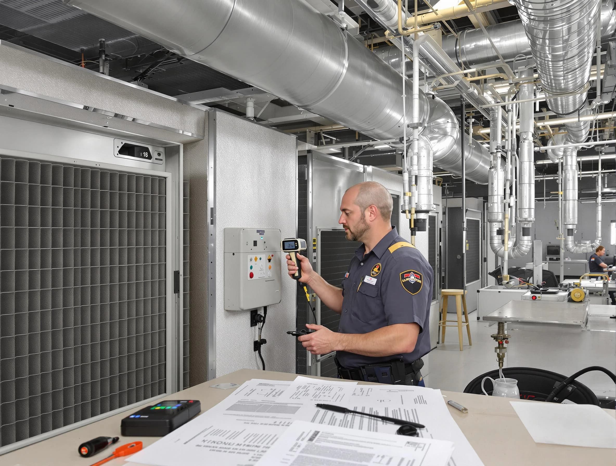 Professional filter system inspection by Tuscaloosa Air Duct Cleaning in Tuscaloosa