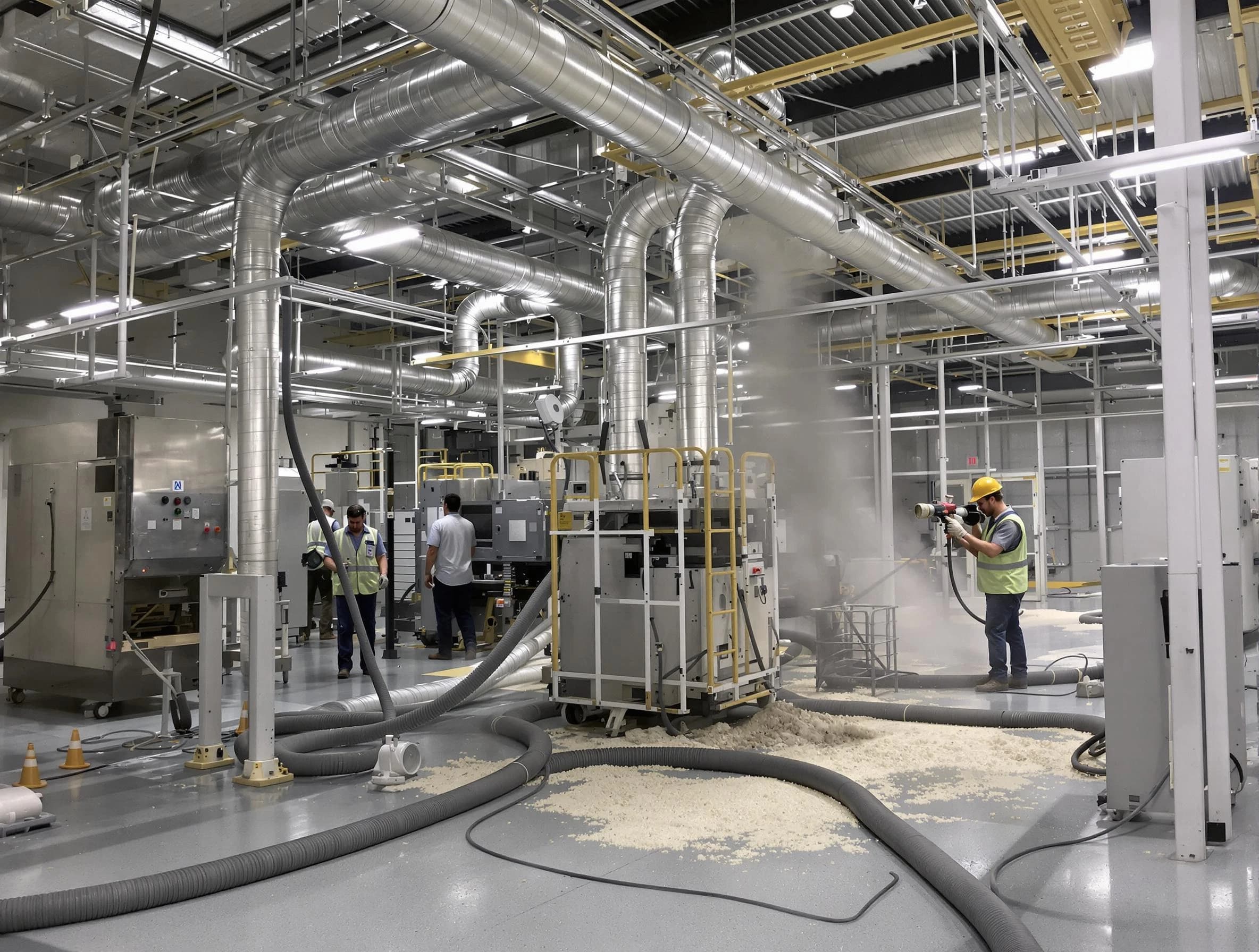 Heavy-duty industrial duct cleaning by Tuscaloosa Air Duct Cleaning in Tuscaloosa