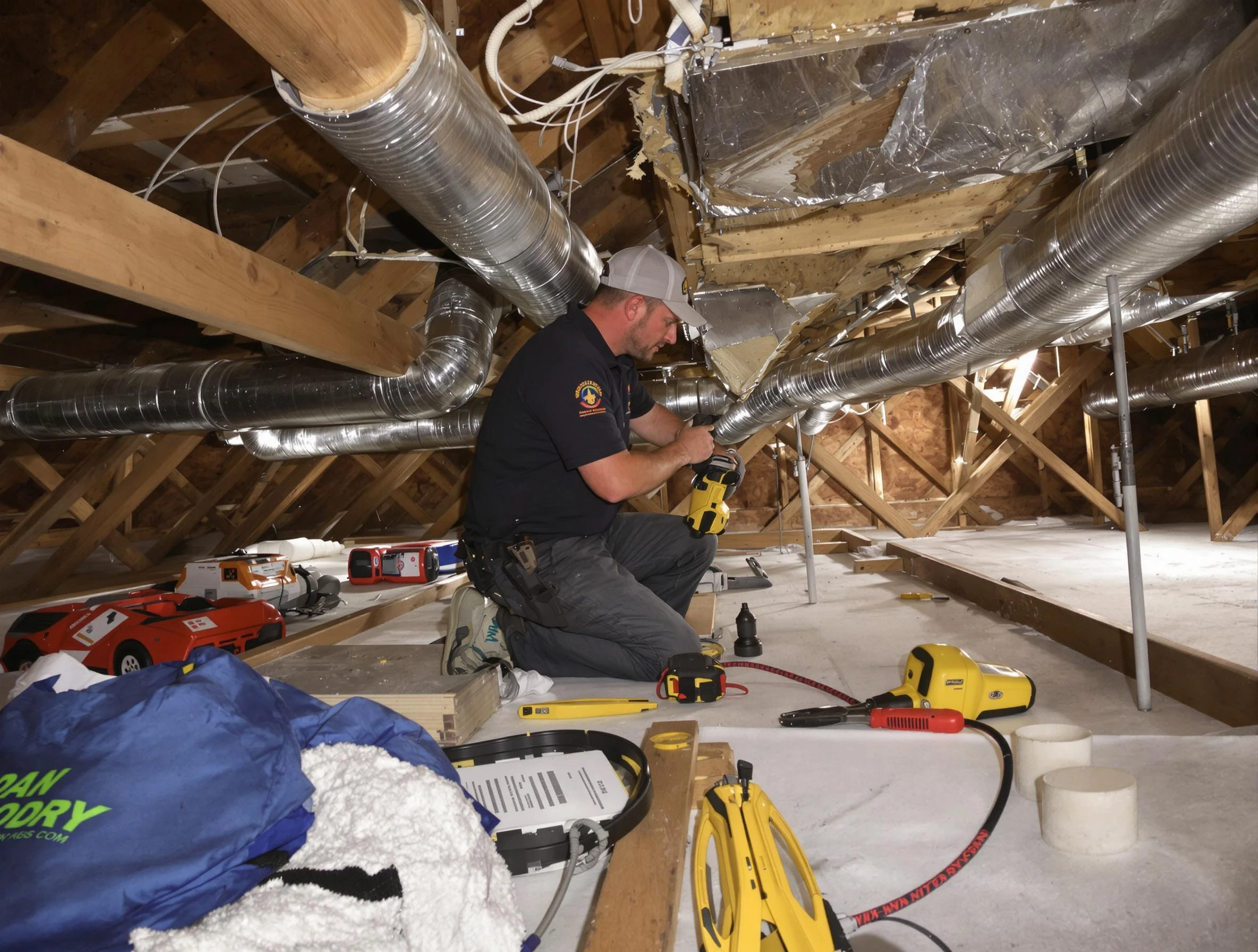 Professional air duct repair by Tuscaloosa Air Duct Cleaning in Tuscaloosa